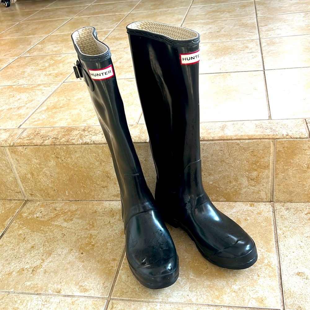HUNTER Original Gloss Tall boots